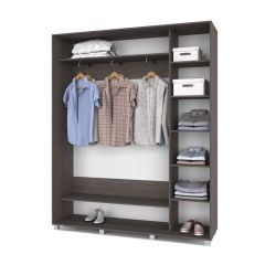 РОЛАНД Шкаф-купе Анкор темный (450*1800) Р481 в Губкинском - gubkinskiy.mebel24.online | фото 2