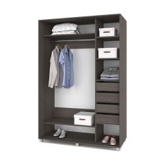 РОЛАНД Шкаф-купе Анкор темный (600*1500) Р651 в Губкинском - gubkinskiy.mebel24.online | фото 4
