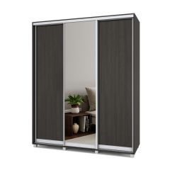 РОЛАНД Шкаф-купе с зеркалом Венге (450*1800) Р482 в Губкинском - gubkinskiy.mebel24.online | фото 4