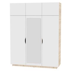 Шкаф с зеркалом "Аврора (H29_M)" в Губкинском - gubkinskiy.mebel24.online | фото 3