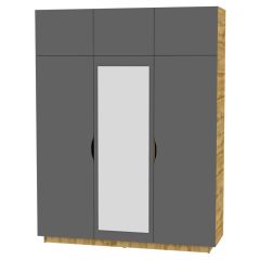 Шкаф с зеркалом "Аврора (H29_M)" в Губкинском - gubkinskiy.mebel24.online | фото 19