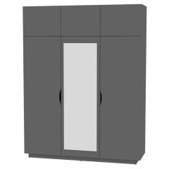 Шкаф с зеркалом "Аврора (H29_M)" в Губкинском - gubkinskiy.mebel24.online | фото 20
