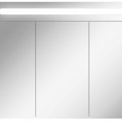 Шкаф-зеркало Аврора 85 с подсветкой LED Домино (DV8010HZ) в Губкинском - gubkinskiy.mebel24.online | фото 4