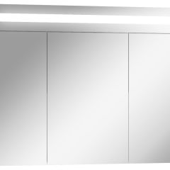 Шкаф-зеркало Аврора 90 с подсветкой LED Домино (DV8011HZ) в Губкинском - gubkinskiy.mebel24.online | фото 1