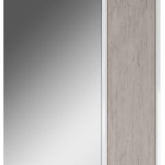 Шкаф-зеркало Uno 60 Дуб серый левый/правый Домино (DU1503HZ) в Губкинском - gubkinskiy.mebel24.online | фото 5