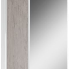 Шкаф-зеркало Uno 60 Дуб серый левый/правый Домино (DU1503HZ) в Губкинском - gubkinskiy.mebel24.online | фото 2
