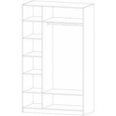 ДИАНА Шкаф 3-х створчатый в Губкинском - gubkinskiy.mebel24.online | фото 2