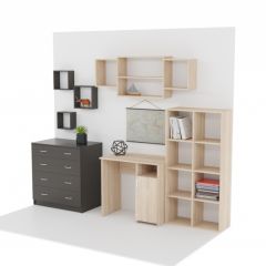 Стеллаж 8 секций (дуб сонома) в Губкинском - gubkinskiy.mebel24.online | фото 5