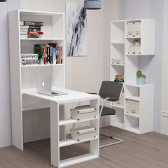 Стеллаж Элемент-1 (белый) в Губкинском - gubkinskiy.mebel24.online | фото 4