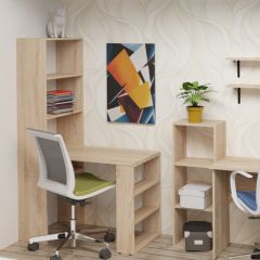 Стеллаж Элемент-1 (дуб сонома) в Губкинском - gubkinskiy.mebel24.online | фото 5