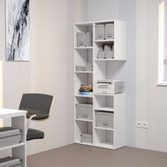 Стеллаж Элемент-2 (белый) в Губкинском - gubkinskiy.mebel24.online | фото 3