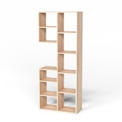 Стеллаж Элемент-2 (дуб сонома) в Губкинском - gubkinskiy.mebel24.online | фото