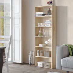 Стеллаж Лофт (Дуб сонома) в Губкинском - gubkinskiy.mebel24.online | фото