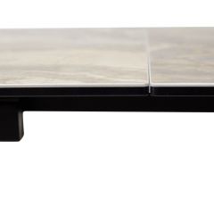 Стол IVAR 180 MARBLES KL-80 Серый мрамор, итальянская керамика, ®DISAUR в Губкинском - gubkinskiy.mebel24.online | фото 2