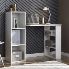 Стол компьютерный СТК 1 (Белый) в Губкинском - gubkinskiy.mebel24.online | фото