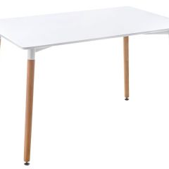 Стол деревянный Table 110 white / wood в Губкинском - gubkinskiy.mebel24.online | фото 1