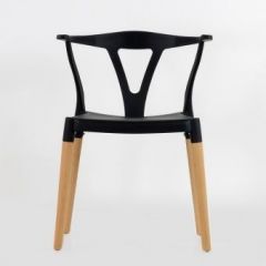 Стул Barneo N-218 Wishbone интерьерный кухонный черный в Губкинском - gubkinskiy.mebel24.online | фото 3
