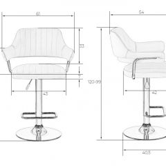 Стул барный DOBRIN CHARLY LM-5019 (черный) в Губкинском - gubkinskiy.mebel24.online | фото 2