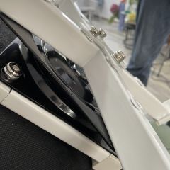Стул MAVERICK 360 град. поворот. BLUVEL-40 BEIGE/ белый каркас, М-City в Губкинском - gubkinskiy.mebel24.online | фото 4