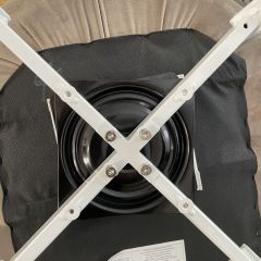 Стул MAVERICK 360 град. поворот. BLUVEL-40 BEIGE/ белый каркас, М-City в Губкинском - gubkinskiy.mebel24.online | фото 5