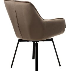 Стул MAVERICK 360 град. поворот. BLUVEL-40 BEIGE/ черный каркас, М-City в Губкинском - gubkinskiy.mebel24.online | фото 2