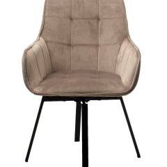 Стул MAVERICK 360 град. поворот. BLUVEL-40 BEIGE/ черный каркас, М-City в Губкинском - gubkinskiy.mebel24.online | фото 3