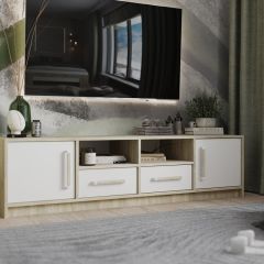 Тумба под ТВ НКМ Эдем-1 в Губкинском - gubkinskiy.mebel24.online | фото 3