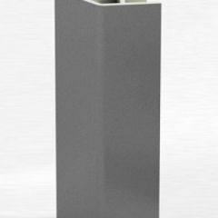 Угловое соединение для цоколя 135 гр. h150 мм (Алюминий, Белый, Черный, Сономаый) в Губкинском - gubkinskiy.mebel24.online | фото