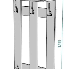 Вешалка V2 в Губкинском - gubkinskiy.mebel24.online | фото 2