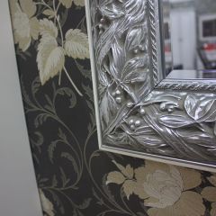 Зеркало большое Тиффани Premium черная/серебро (ТФ/02(П) в Губкинском - gubkinskiy.mebel24.online | фото 3