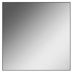 Зеркало Corsica 500х500 black без подсветки Sansa (SB1063Z) в Губкинском - gubkinskiy.mebel24.online | фото 1