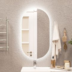 Зеркало Дакка 800х500 с подсветкой Sansa (GL7036Z) в Губкинском - gubkinskiy.mebel24.online | фото 7