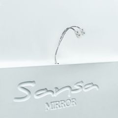 Зеркало Gia 75 white с подсветкой Sansa (SGa1044Z) в Губкинском - gubkinskiy.mebel24.online | фото 5