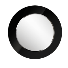 Зеркало круглое черный (РМ/02) в Губкинском - gubkinskiy.mebel24.online | фото 1