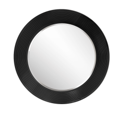 Зеркало круглое черный (РМ/02(S) в Губкинском - gubkinskiy.mebel24.online | фото 1