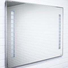 Зеркало Quadro 80 alum с подсветкой Sansa (SQ1017Z) в Губкинском - gubkinskiy.mebel24.online | фото 2