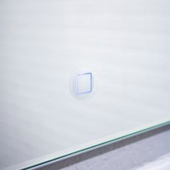 Зеркало Quadro 80 alum с подсветкой Sansa (SQ1017Z) в Губкинском - gubkinskiy.mebel24.online | фото 5