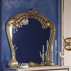 Зеркало в раме (03.150) Ольга (беж/золото) в Губкинском - gubkinskiy.mebel24.online | фото