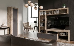 Ангара Пенал (Графит/дуб юкон) в Губкинском - gubkinskiy.mebel24.online | фото 3