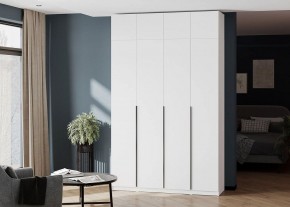 Антресоль 1600 «ШК-5» Белый текстурный в Губкинском - gubkinskiy.mebel24.online | фото 4