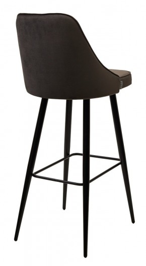 Барный стул NEPAL-BAR ГРАФИТ #14, велюр/ черный каркас (H=78cm) М-City в Губкинском - gubkinskiy.mebel24.online | фото 2