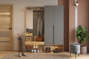 БАСКО Прихожая К1 (графит) в Губкинском - gubkinskiy.mebel24.online | фото
