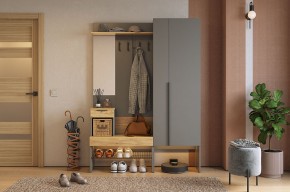 БАСКО Прихожая К2 (графит) в Губкинском - gubkinskiy.mebel24.online | фото