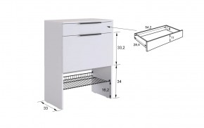 БАСКО Прихожая К8 (кашемир) в Губкинском - gubkinskiy.mebel24.online | фото 7