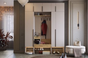 БАСКО Прихожая К9 (кашемир) в Губкинском - gubkinskiy.mebel24.online | фото 2