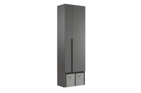 БАСКО Шкаф двухдверный L600 (графит) в Губкинском - gubkinskiy.mebel24.online | фото