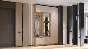 БАВАРИЯ Прихожая (дуб вотан/кашемир) в Губкинском - gubkinskiy.mebel24.online | фото