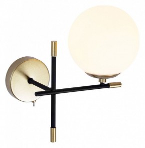 Бра Arte Lamp Arkab A2225AP-1BK в Губкинском - gubkinskiy.mebel24.online | фото