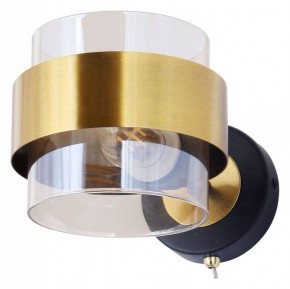 Бра Arte Lamp Carlo A8205AP-1BK в Губкинском - gubkinskiy.mebel24.online | фото