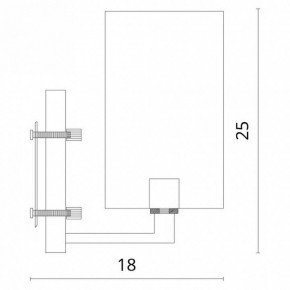 Бра Divinare Porta 5933/01 AP-1 в Губкинском - gubkinskiy.mebel24.online | фото 3